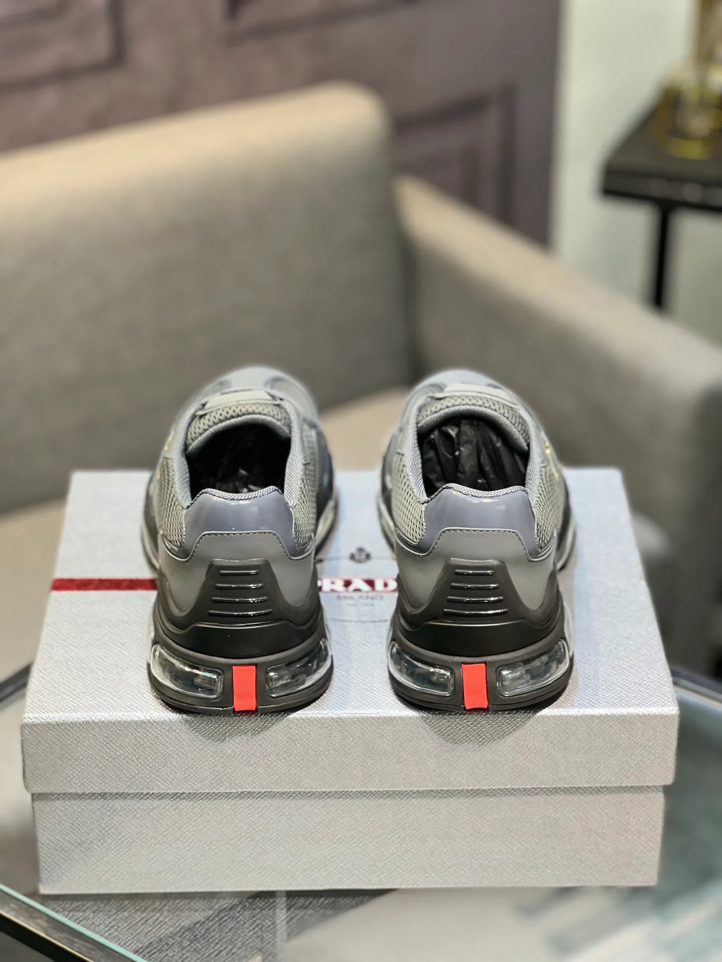 Men's shoes 💰660 [PRADA] Men's shoes are popular in the counter, official website is synchronized, 1 high-quality shipment ✔️ Original frosted cowhide + cowhide lining, 1🆚1 replica, original sole, 38-45 (45 customized, non-refundable)